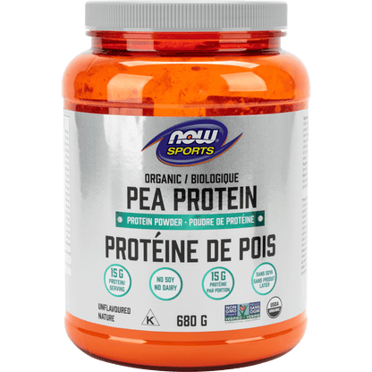 Protéine de Pois Biologique Non Aromatisée - 907g