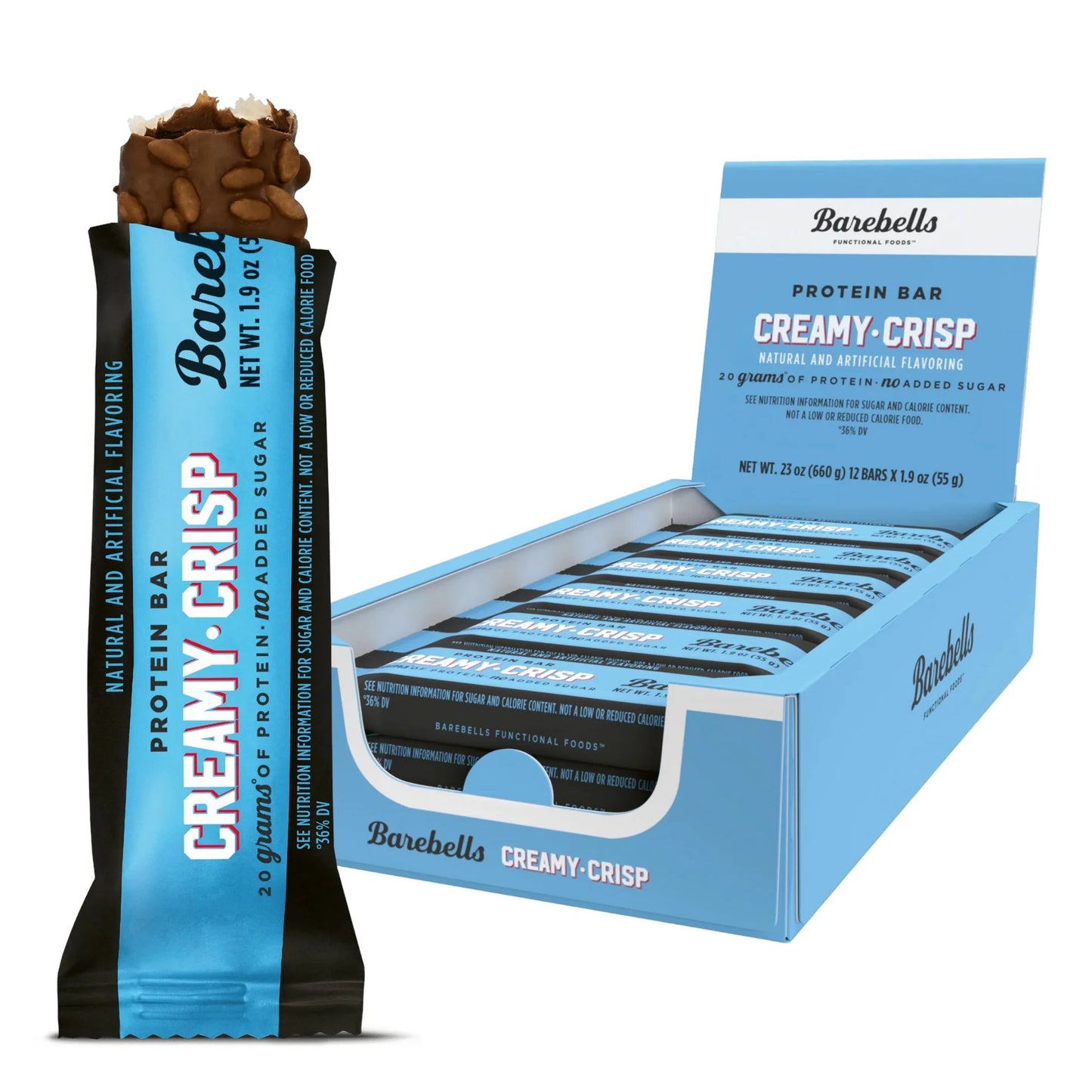Barre Protéinée - 55g (12x) - Crème Croustillant