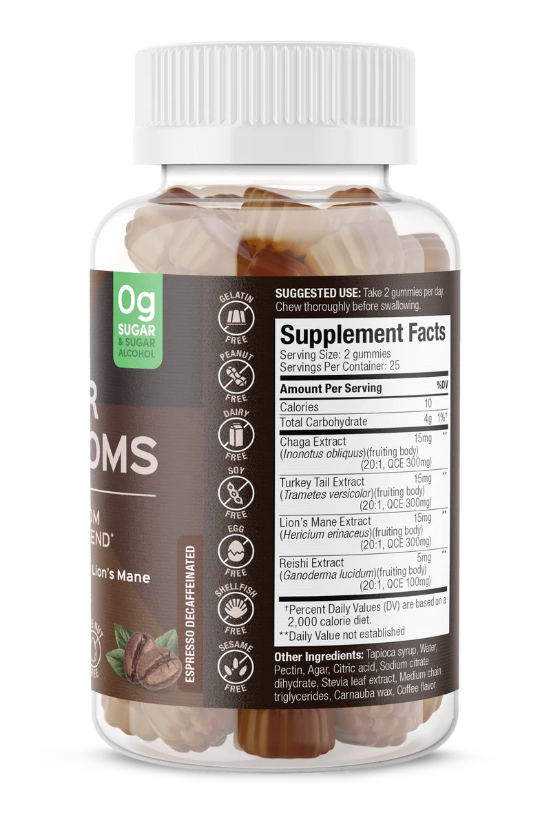 Super Mushrooms - 60 gummies