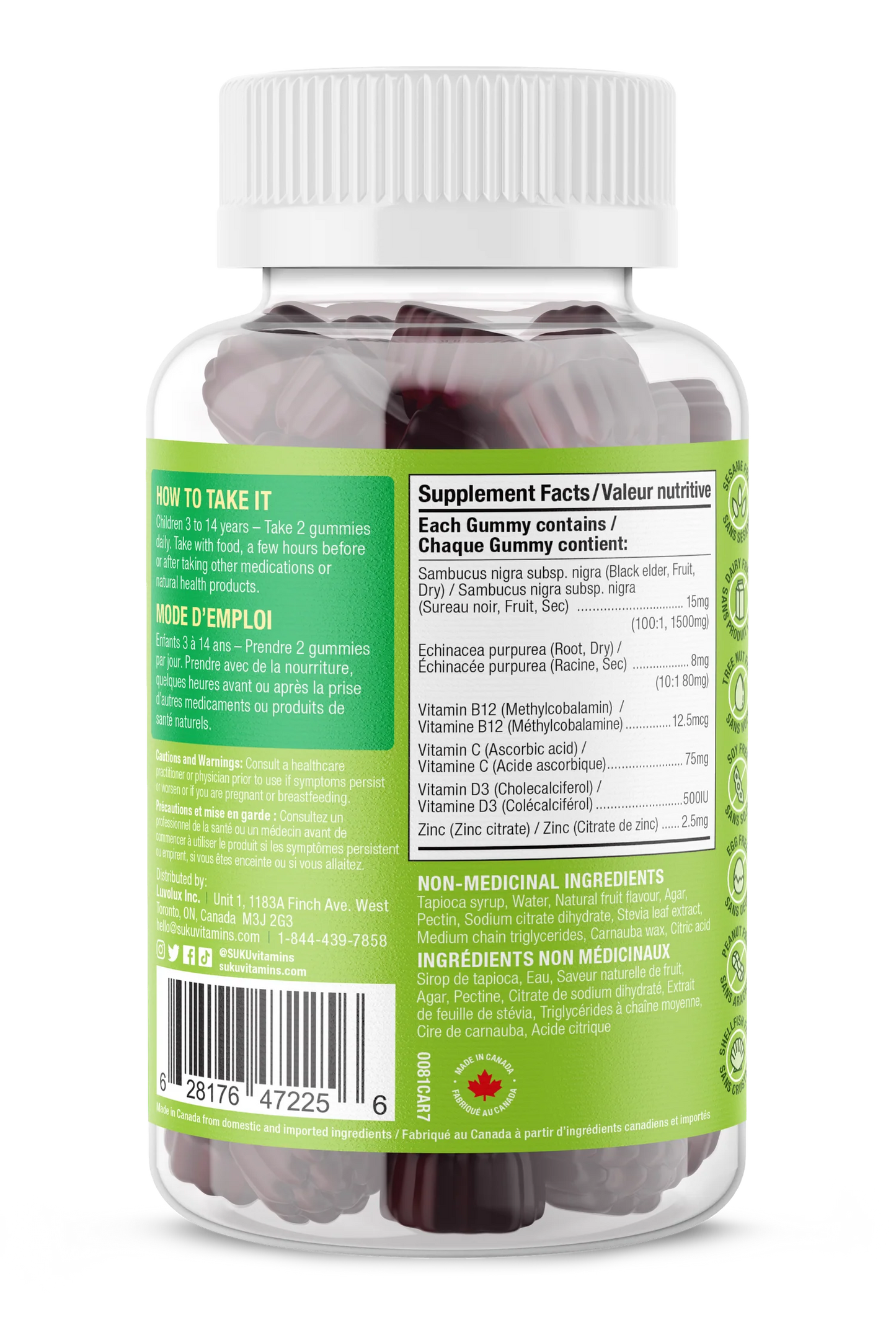 Immunité Enfants - 60 jujubes