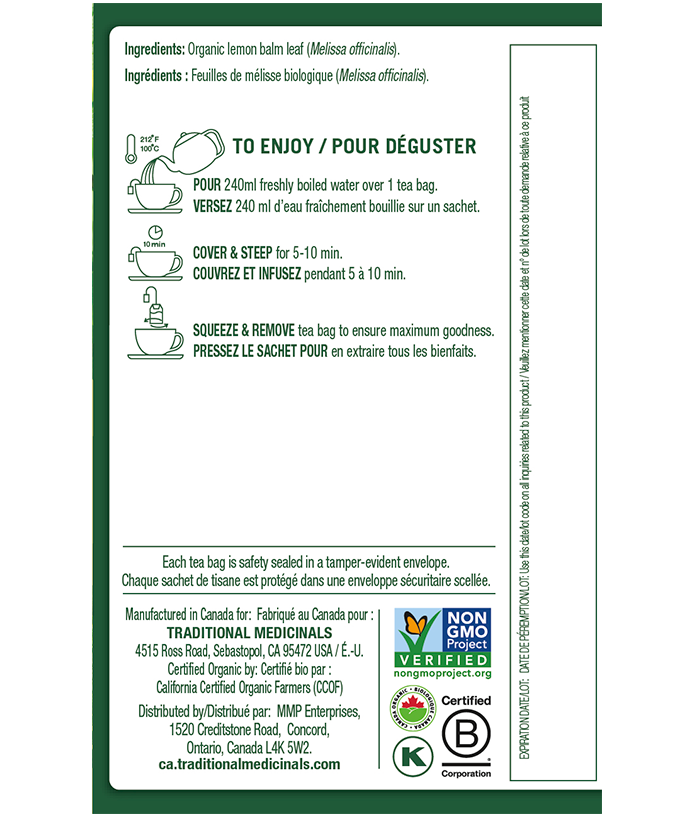 Mélisse - 16 Sachets