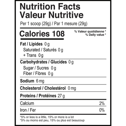 Protéine Isolate transparente 4lbs