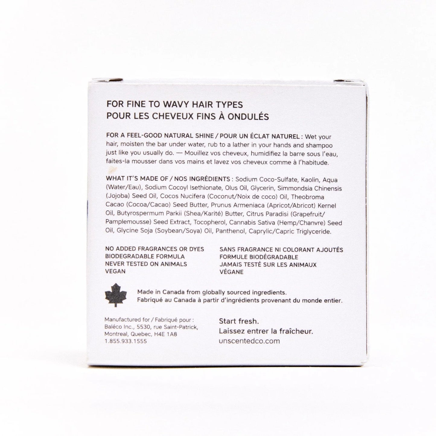 Shampoing en barre - 65g