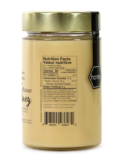 Miel de Fleurs Sauvages de Forêt Boréale Brut et Naturel - 500g