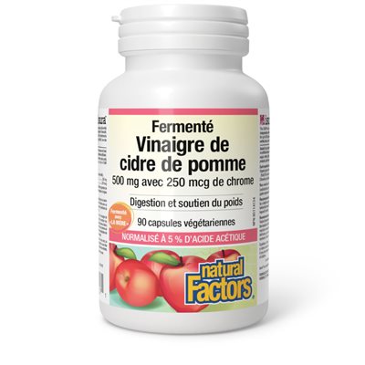 Vinaigre de Cidre de Pomme 500mg - 90 capsules