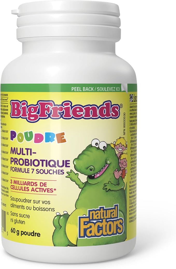 Big Friends – Multi-probiotique en poudre pour enfants 60 g