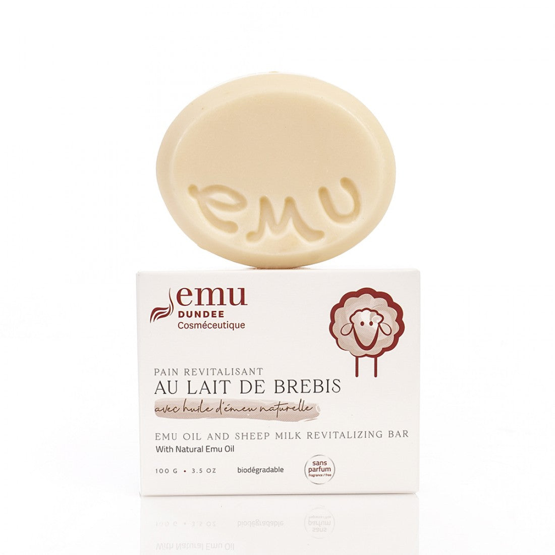 Savon huile d'émeu pure et lait de brebis | 100g