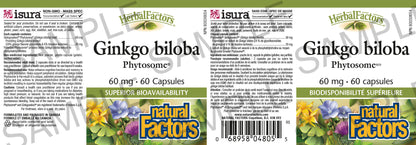 Ginkgo Biloba - 60 capsules