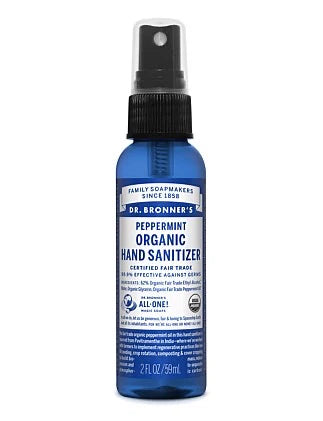 Désinfectant biologique pour les mains - Menthe Poivrée 59 ml