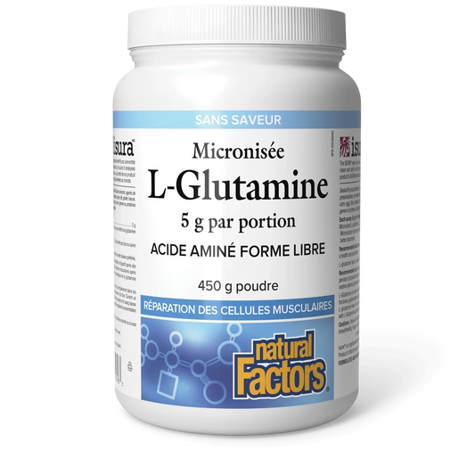 L-Glutamine micronisée - Poudre 450g