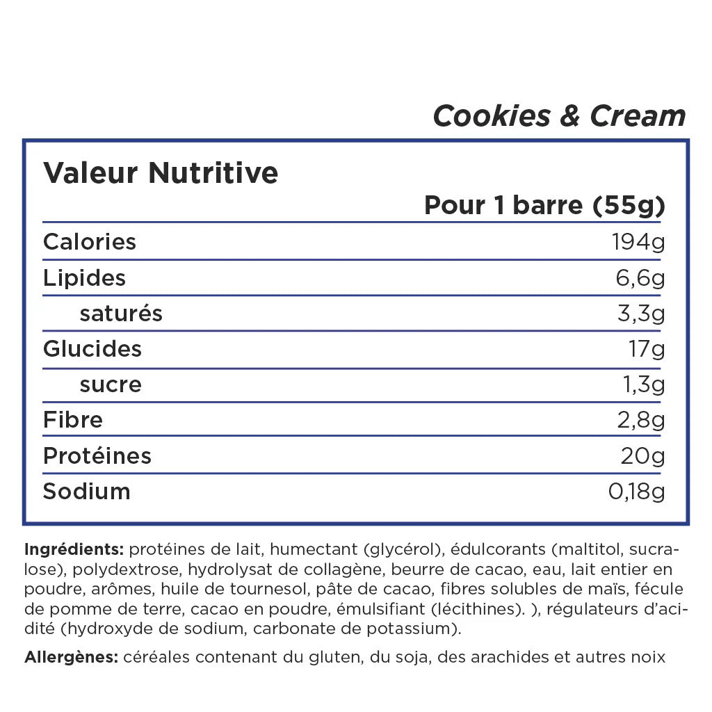 Barre de protéine - 55g