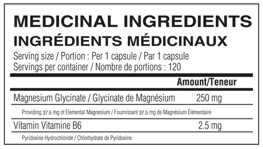 Magnésium + B6 - 120 capsules
