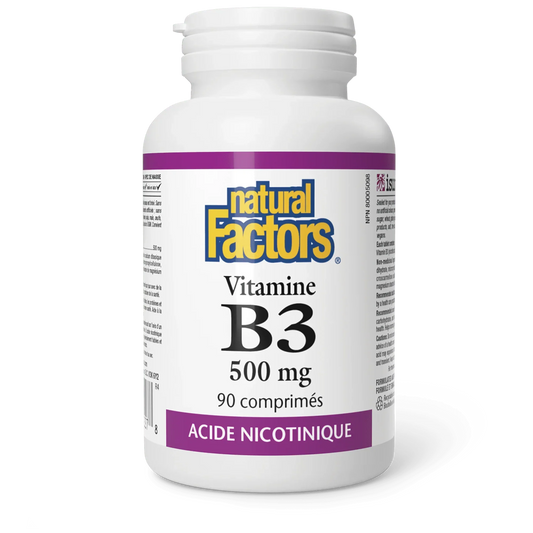 Vitamine B3 500mg - 90 comprimés