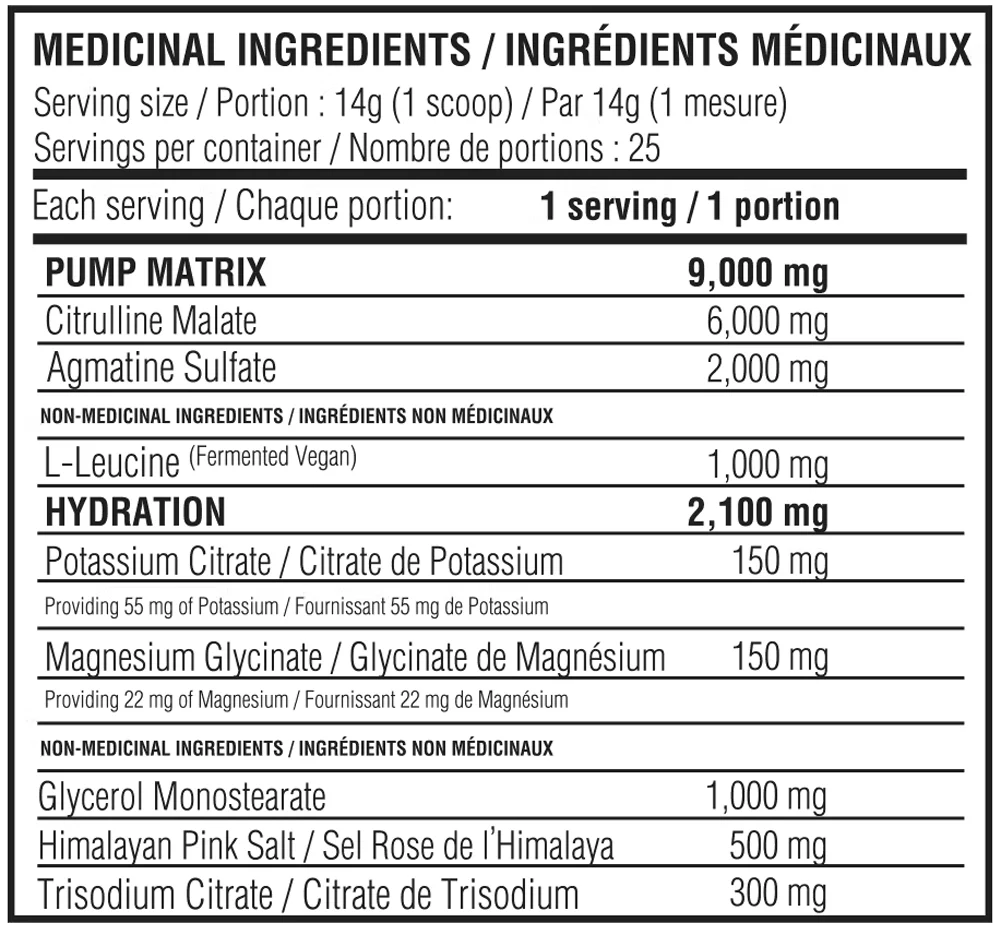 Pump Addict Sans Stimulants
