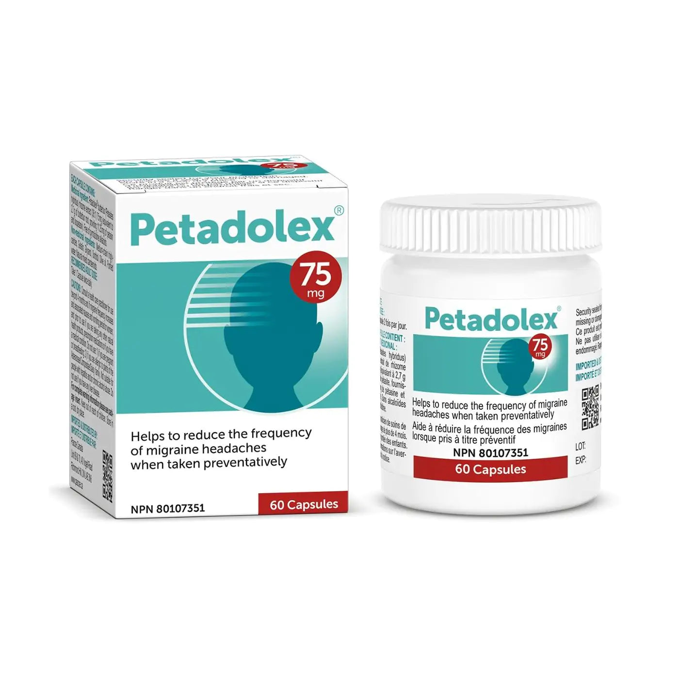 Petadolex - 60 capsules