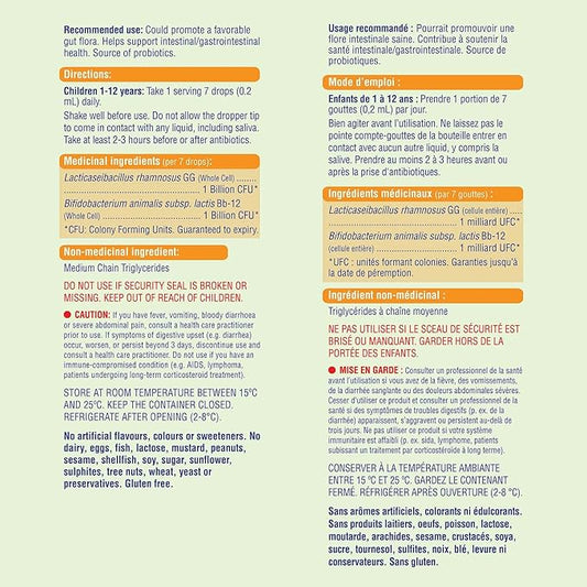 Probiotiques pour enfants - Gouttes