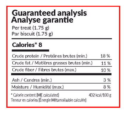 Gâteries naturelles pour chiens au chanvre & Pomme