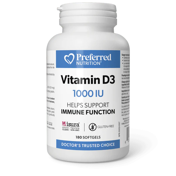 Vitamine D3 1000UI 100 Gélules