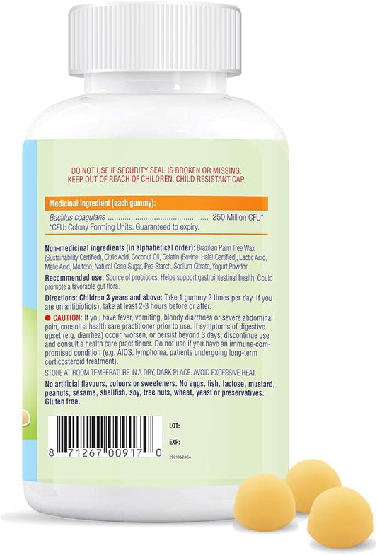 Probiotiques pour enfants - 80 gummies