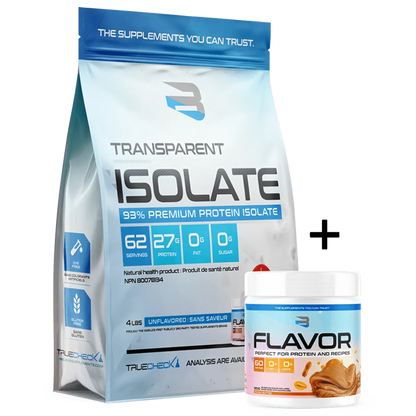 Protéine Isolate transparente 4lbs