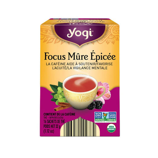 Thé Focus Mûre Épicée - 16 Sachets